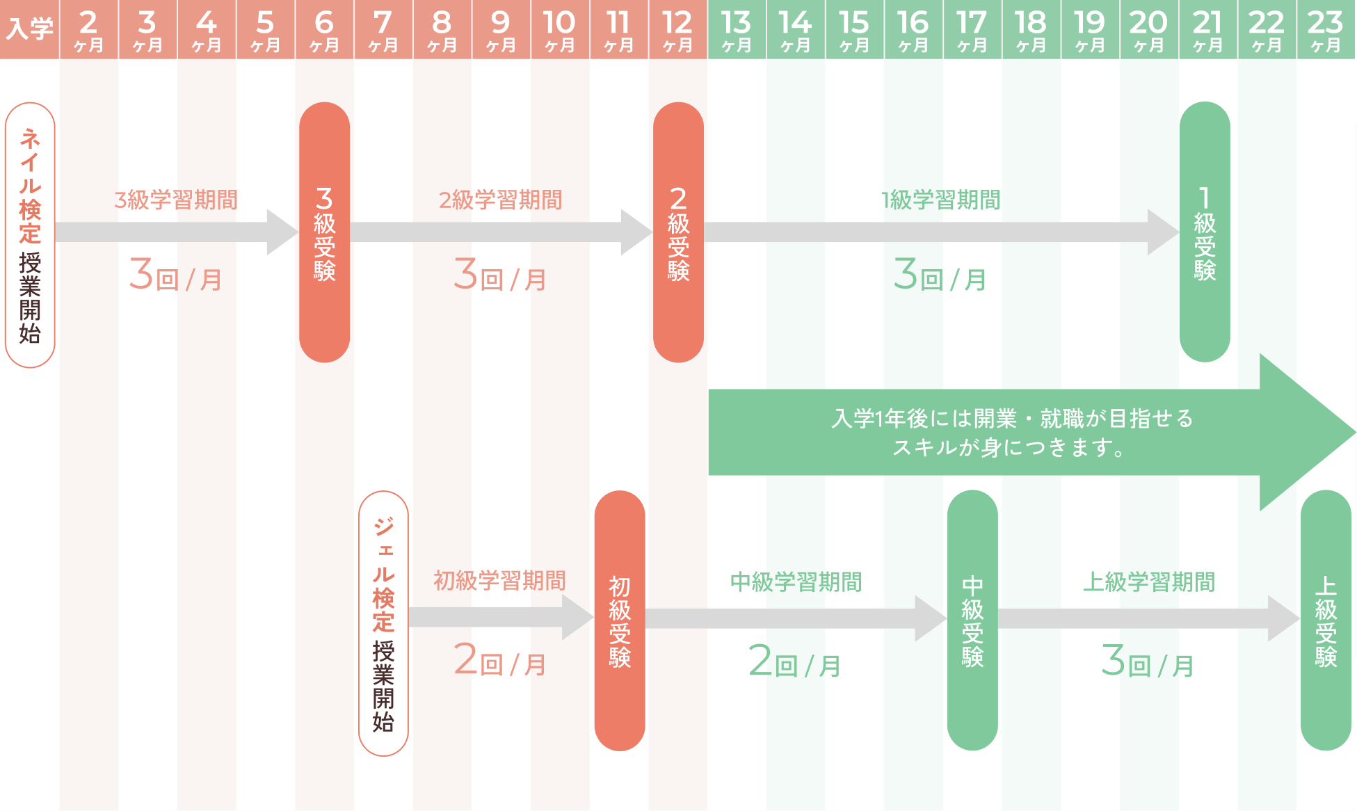 コース毎スケジュール